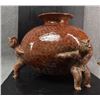 Image 13 : PRE-COLUMBIAN POTTERY TRI LEGGED VASE