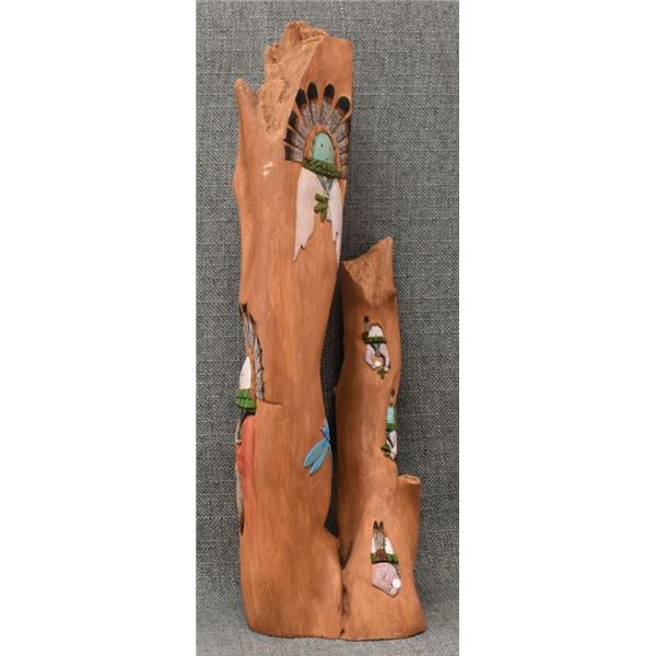 HOPI WOOD CARVING (ANDREW L SAHMIE SR)