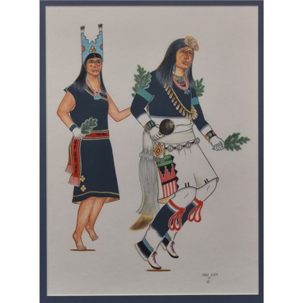 TESUQUE PAINTING (PAUL VIGIL)