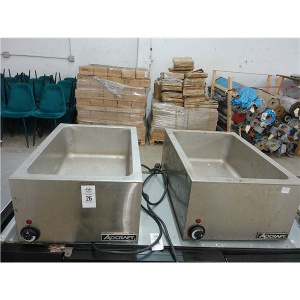 2-Adcraft Food Warmers - 2 X $