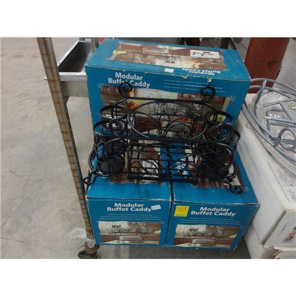 3-Ornate Buffet Caddy - 3 X $