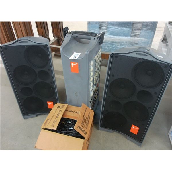 Fender Portable PA System w/Tripods