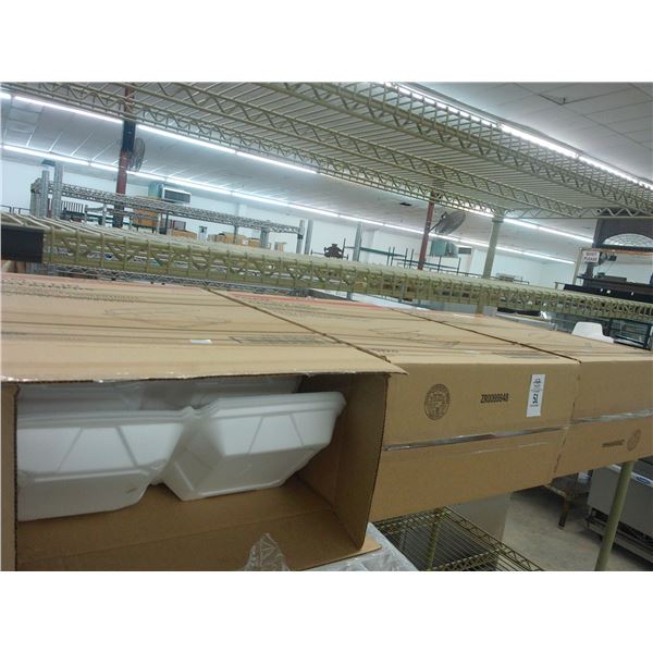 Foam To Go Containers - 3 Cases