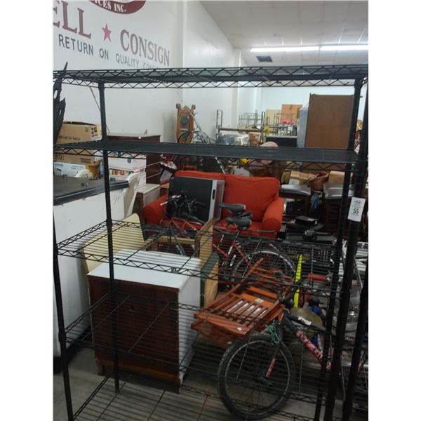 Black Wire 5 Shelf Storage Rack