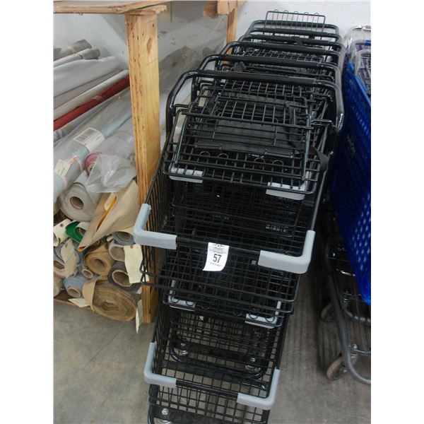 Black Shopping Carts - 6
