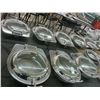 Image 1 : 21-Spring Glass Lidded Chafing Dishes - 21 X $