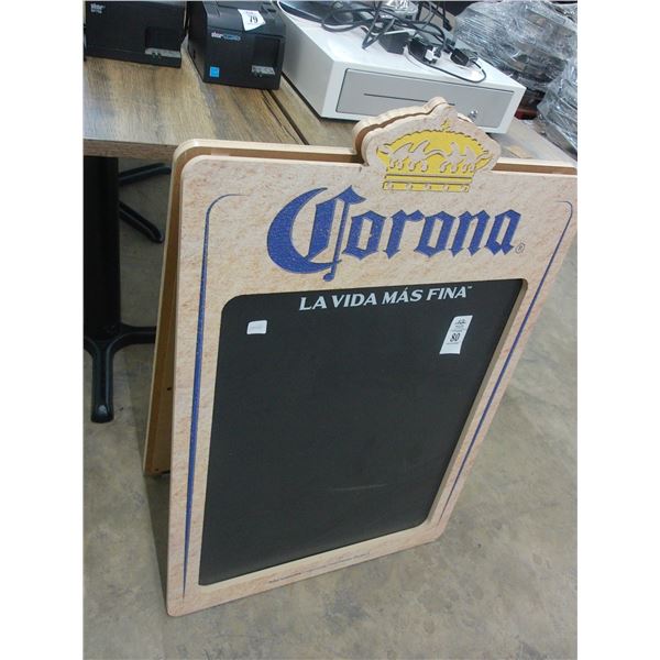 Corona Sidewalk Sign
