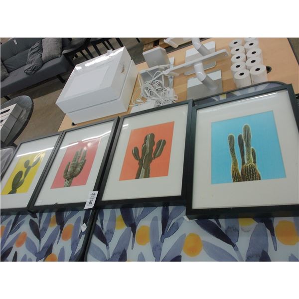 Framed Cactus Wall Art - 4