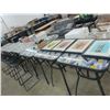 Image 1 : 7-Floral Patio High Bar Table - 7 X $