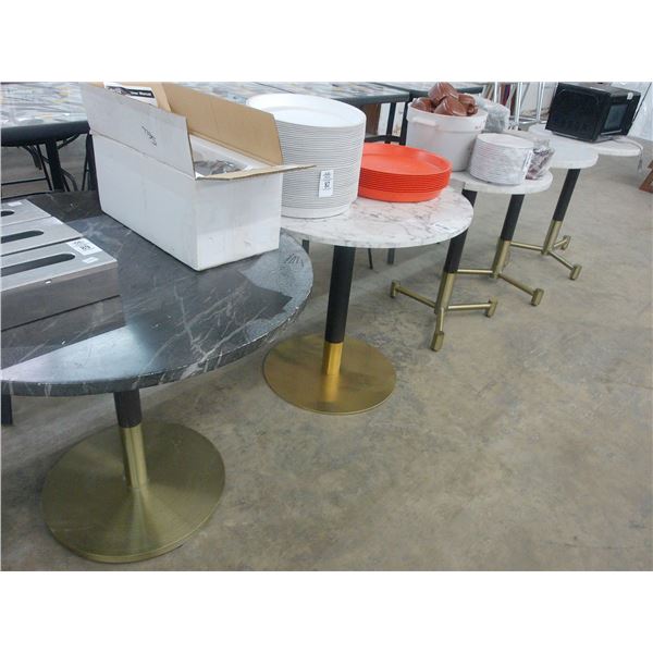 Contemporary Round Lounge Pedestal Dining Tables