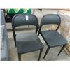 Image 1 : Black Plastic Chairs - 2