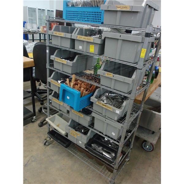 7 Shelf Storage Cart