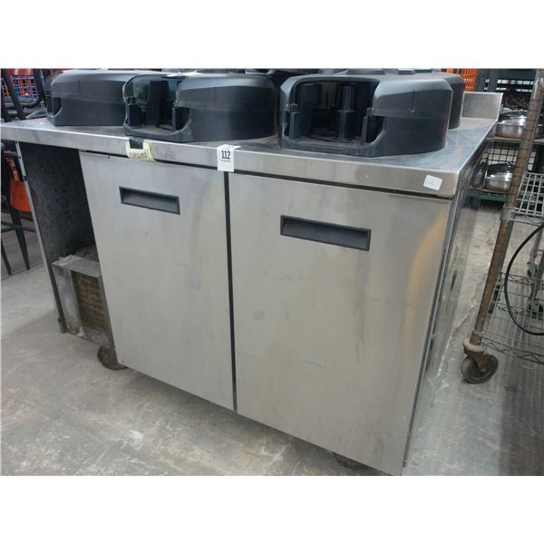 Randell S/S 4' Rolling Ref. Worktop - (20 Degrees)