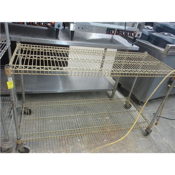 Wire 2 Shelf Cart