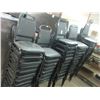 Image 1 : 52-Black Stack Chairs - 52 X $