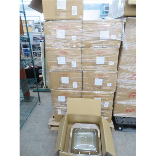 22-Spring Glasstop Flip Lid Chafing Dishes - 22 X $
