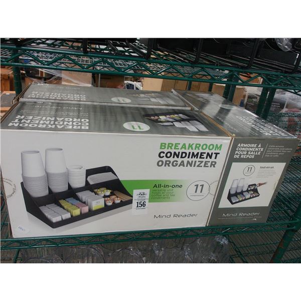 3-Brakeroom Condiment Organizer - 3 X $