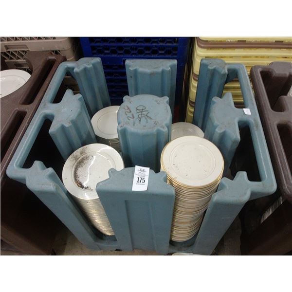 Cambro Dish Cart w/Medium Dishes
