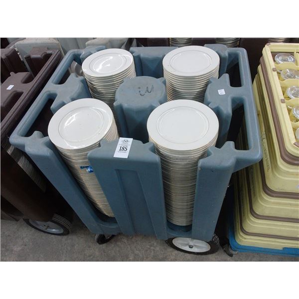 Cambro Dish Cart w/Medium Dishes