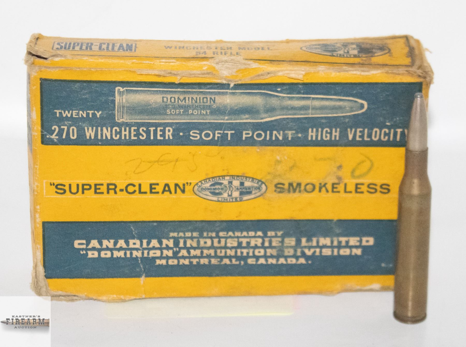 Soft Point BOX OF 9 DOMINION 270 WIN CARTRIDGES SOFT POINT