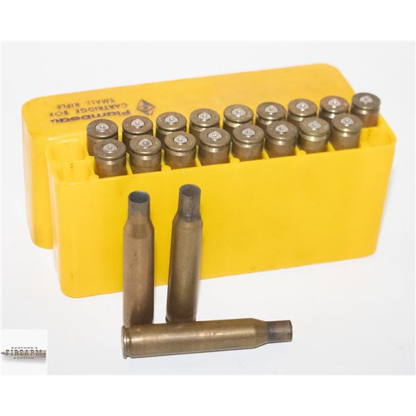 PLASTIC CASE OF 20 270 WIN CASINGS