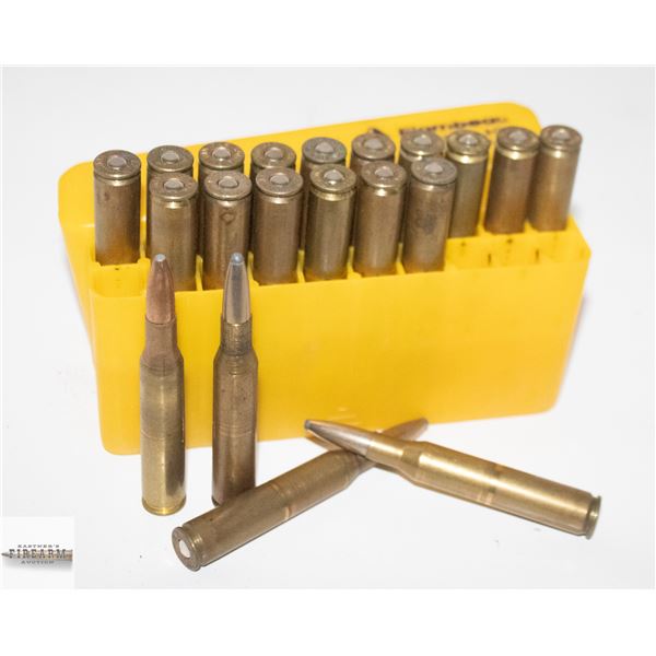 PLASTIC CASE OF 20 270 WIN CARTRIDGES