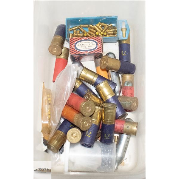 BOX OF ASSORTED CARTRIDGES