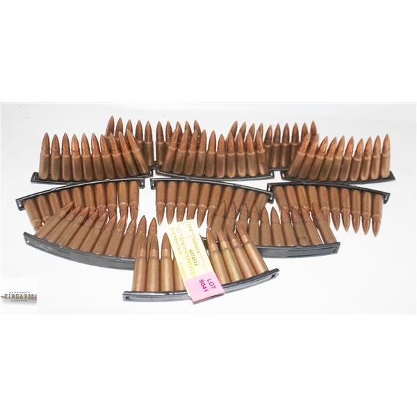 11 -  7.62 X 39 STRIPPER CLIPS W/ 10 ROUNDS EACH