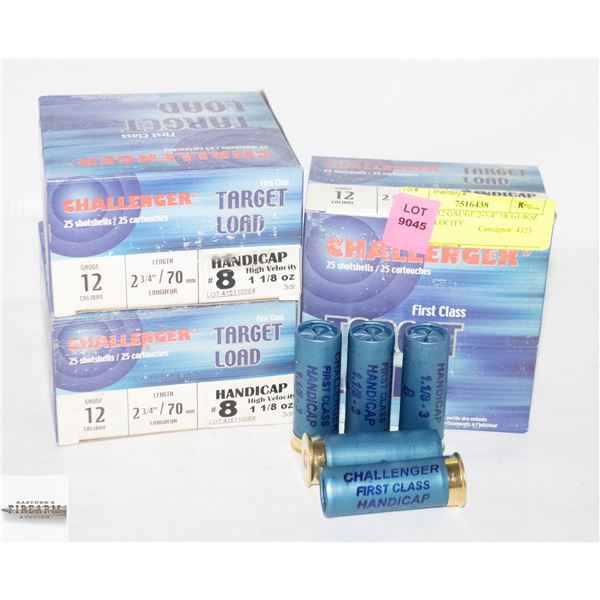 3 BOXES 12 GAUGE 2-3/4" #8 1-1/8OZ HIGH VELOCITY