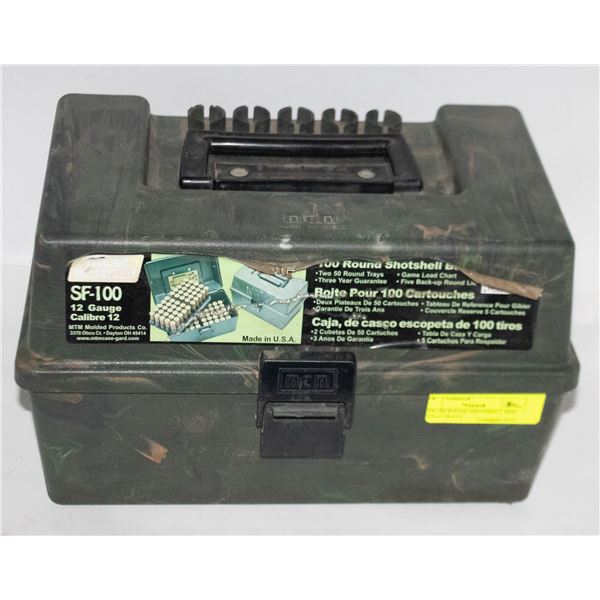 MTN 100 ROUND SHOTSHELL BOX WITH 4 TRAYS