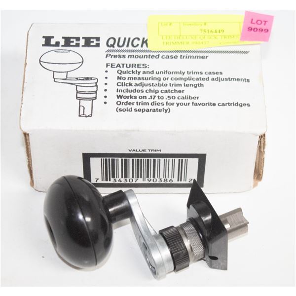 LEE DELUXE QUICK TRIM CASE TRIMMER #90437