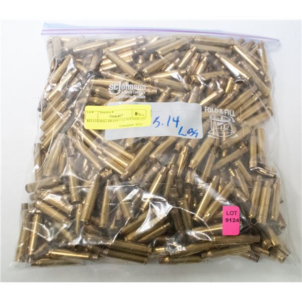 RELOADING BRASS 5.14 POUNDS 223
