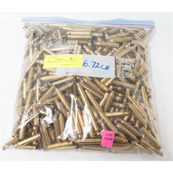 RELOADING BRASS 6.72  POUNDS 223