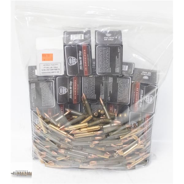UNCOUNTED BOX OF .223 REMINGTON CARTRIDGES