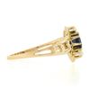 Image 5 : Antique 10k Gold Ostby & Barton Co. Round Sapphire w/ Pearls Original Ring