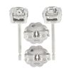 Image 5 : NEW Classic 14K White Gold 0.80 ctw GIA Round Brilliant Cut Diamond Stud Earring