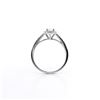 Image 5 : 0.74 ctw Diamond Halo Wedding Ring - 14KT White Gold