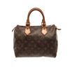 Image 1 : Louis Vuitton Brown Monogram Speedy 25 Satchel Bag