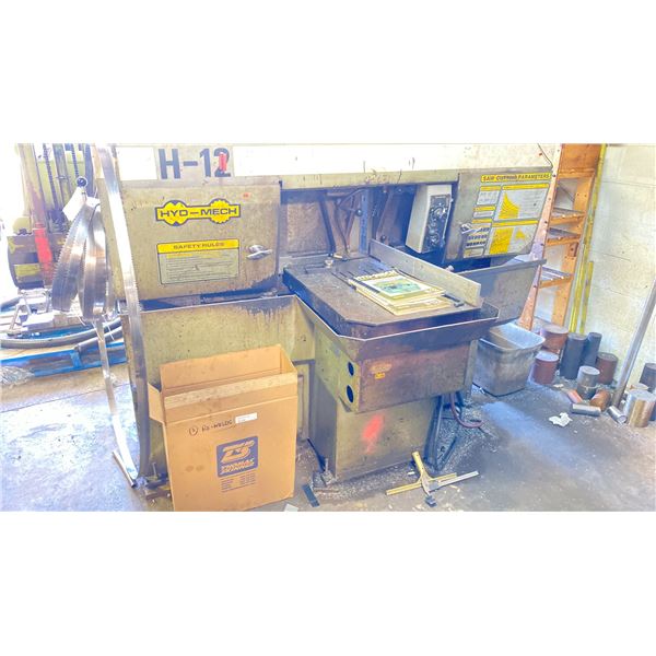 HRD-MECH H-12  METAL CUTTING  BAND SAW, PCL 100 COMPUTER PROGRAMABLE COMES WITH SPARE BLADES