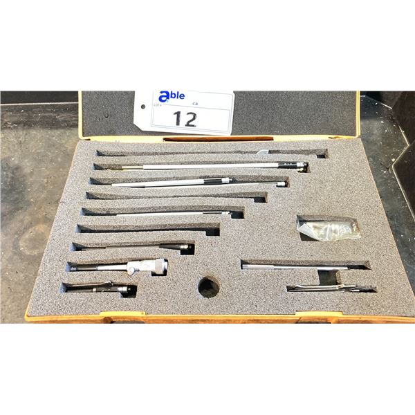 MITUTOYO MACHINIST MICRO METRES WITH CASE