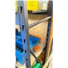 Image 3 : 1 BLACK METAL STORGE RACK APPROX 6 FT H, 3.5 FT L, 1.5 FT W