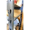 Image 3 : 1 BLACK METAL STORGE RACK APPROX 6 FT H, 3.5 FT L, 1.5 FT W
