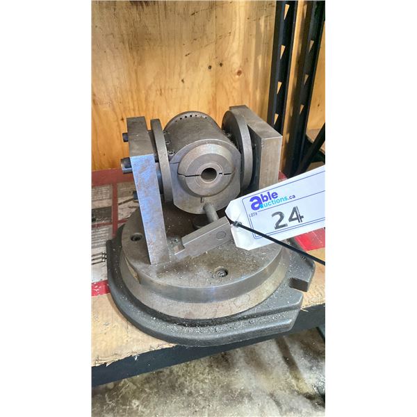 SHELF WITH MACHINIST ROTARY TABLE