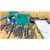 Image 8 : LARGE GROUP OF MACHINIST TOOLS-COLLETS, MILLING & DRILLING BITS ETC