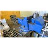 Image 2 : METAL WORK TABLE WITH 2 MECHANICS VISES APPROX 6 FTZL X  2.5 FT W X3 FT H COME WITH SIDE SHELF
