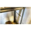 Image 6 : METAL WORK TABLE WITH 2 MECHANICS VISES APPROX 6 FTZL X  2.5 FT W X3 FT H COME WITH SIDE SHELF
