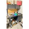 Image 5 : REMAINING CONTENTS OF ROOM- TOOL BOX SHELF VARIOUS TOOLS AND ASSORTED METAL FAB MATERIAL