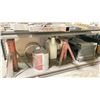Image 7 : REMAINING CONTENTS OF ROOM- TOOL BOX SHELF VARIOUS TOOLS AND ASSORTED METAL FAB MATERIAL