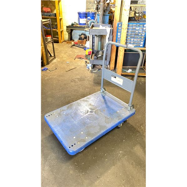 660LBS FOLD DOWN PLATFORM CART BLUE