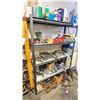Image 2 : METAL SHELVING UNIT WITH ASSORTED  MACHINING PARTS, TOOLING FOR MILLING MACHINES AND LATHES